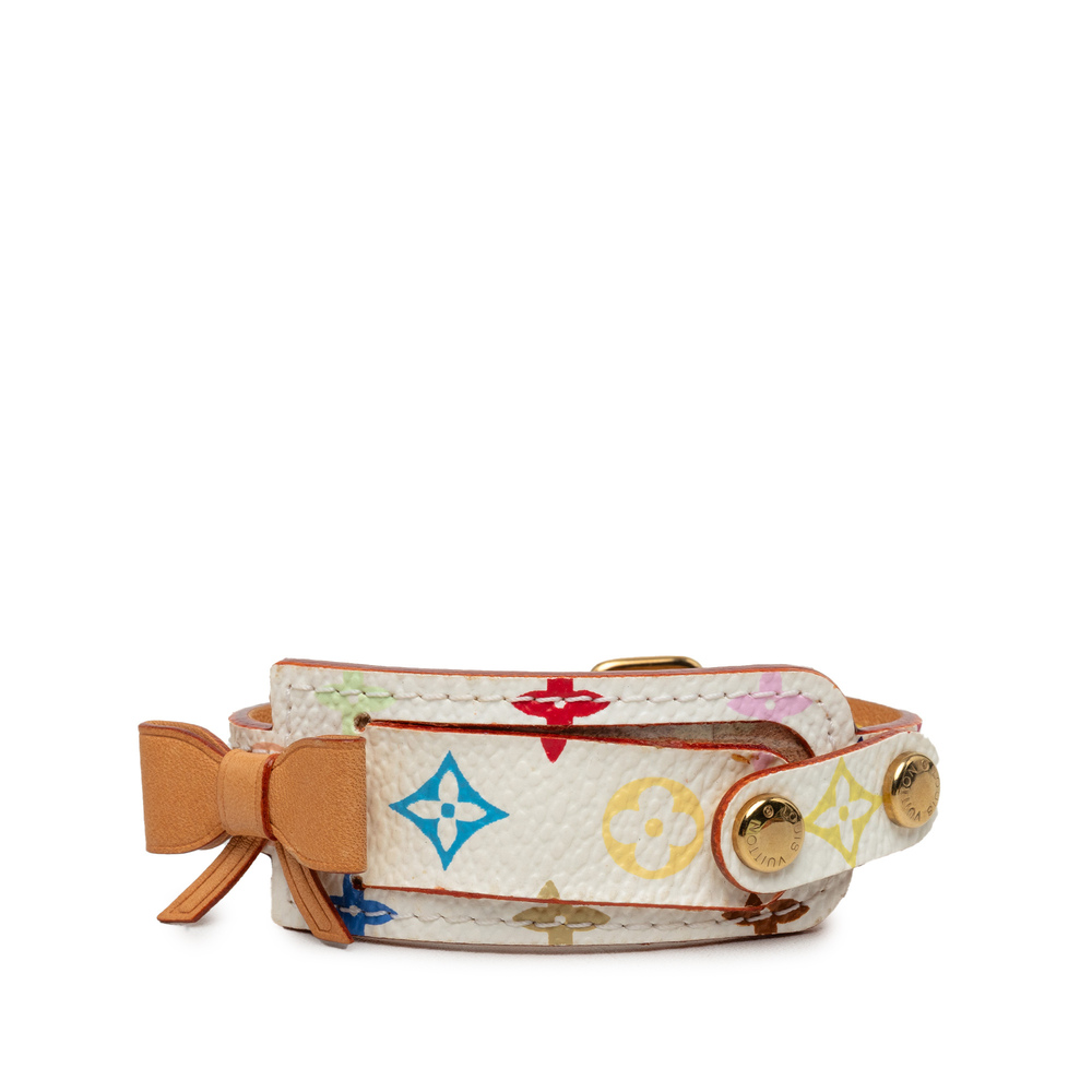 Pre-Loved Louis Vuitton Monogram Multicolore Address Wish Wrap Bracelet